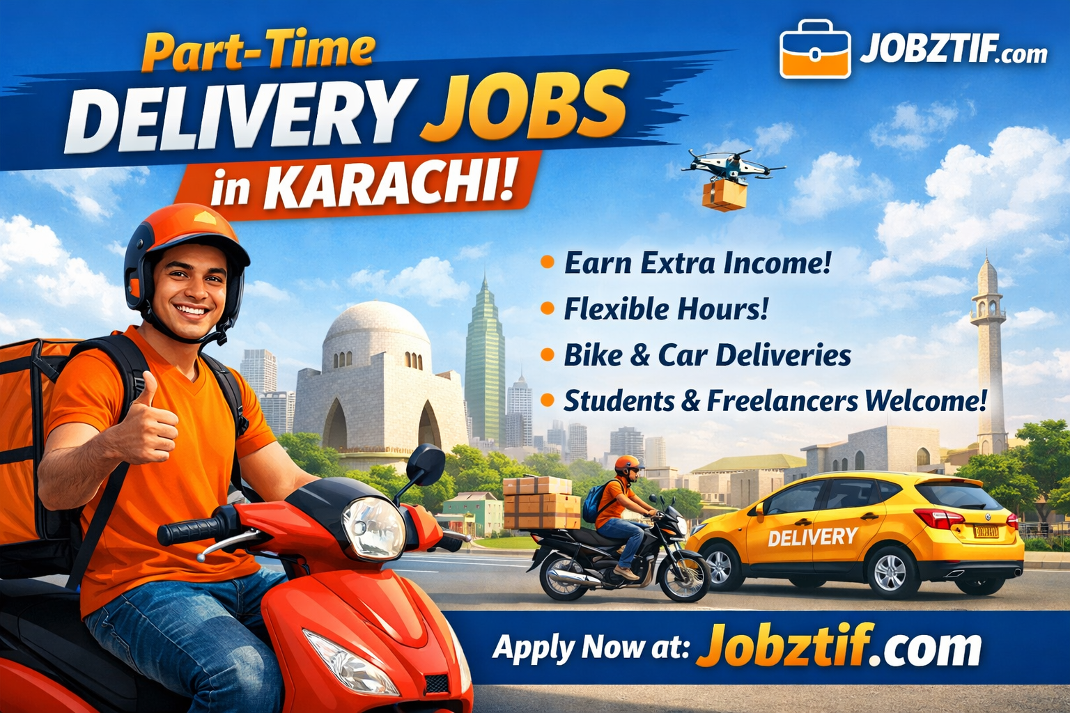 Flexible & High-Paying Part Time Delivery Jobs 2026 – Start Earning Today