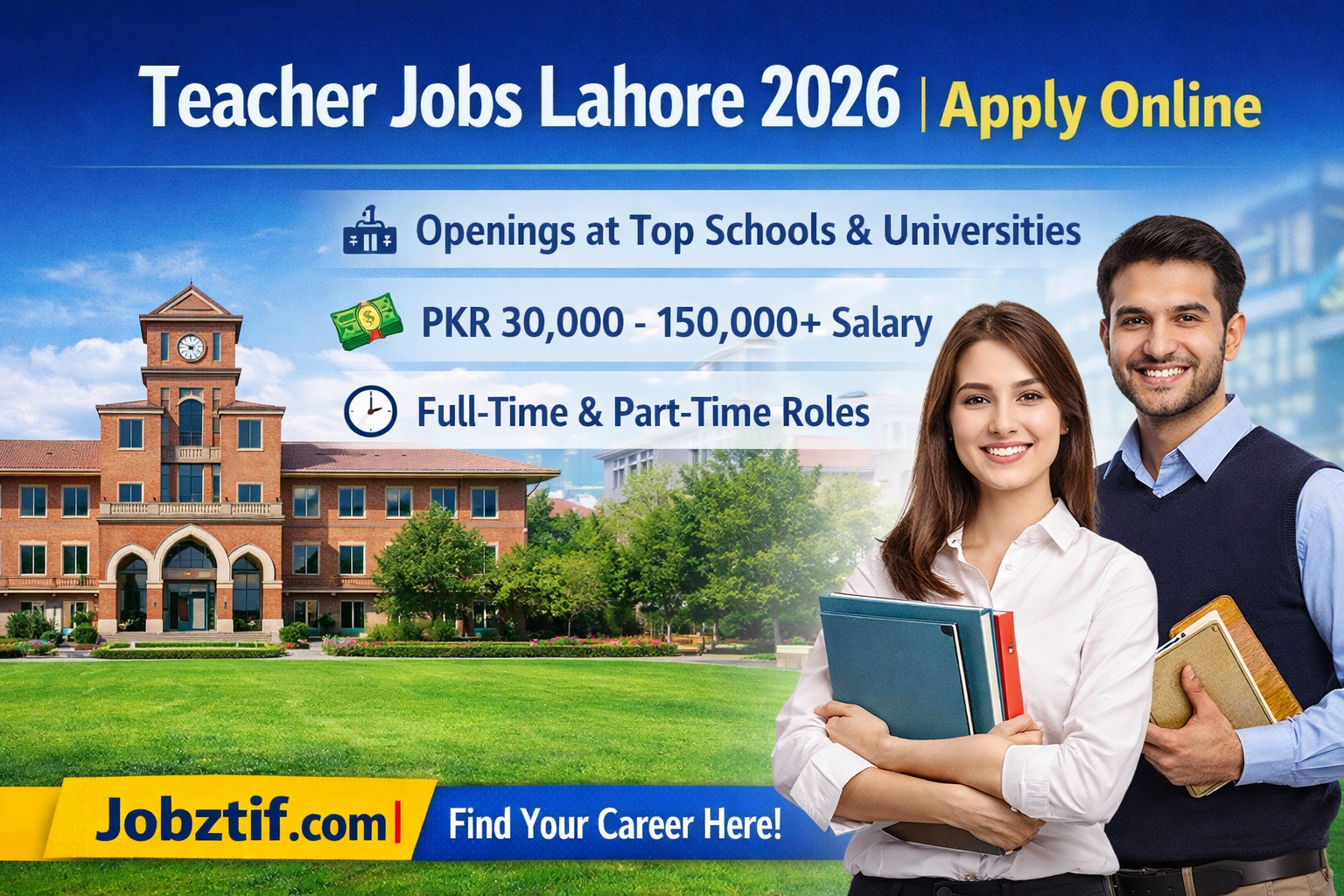 Teacher Jobs in Lahore 2026 – Apply Online Opportunities