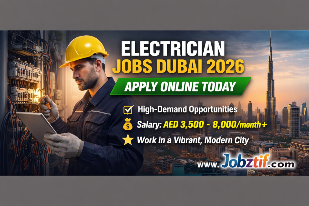 Electrician Jobs Dubai 2026 – Apply Online Today
