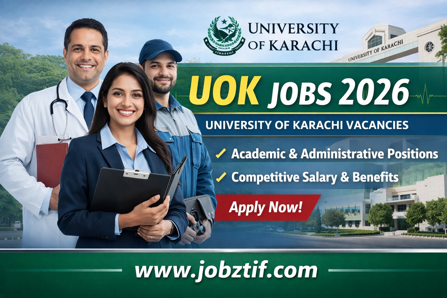 UOK Jobs 2026 – University of Karachi Vacancies & Apply Online