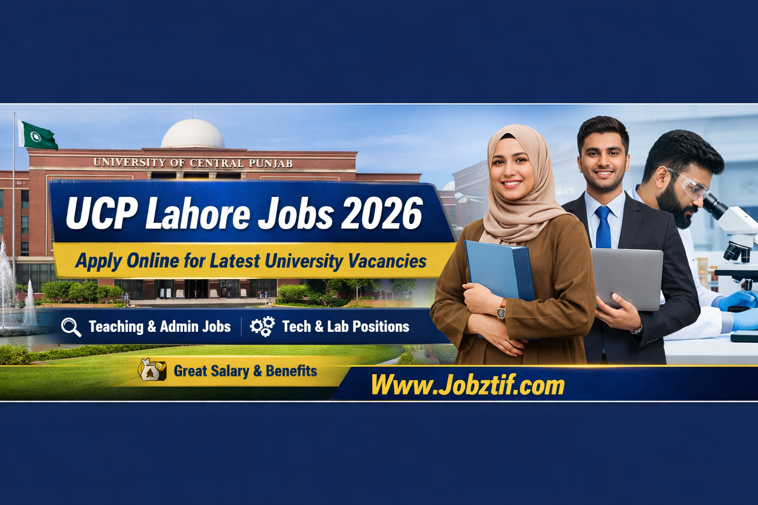 UCP Lahore Jobs 2026 – Latest University of Central Punjab Career Opportunities