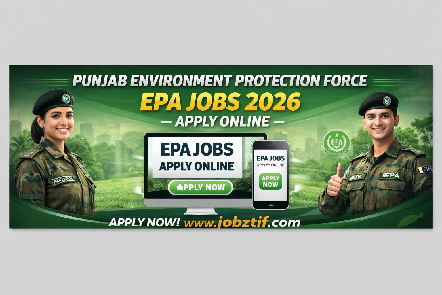 Punjab Environment Protection Force EPA Jobs 2026 – Apply Online