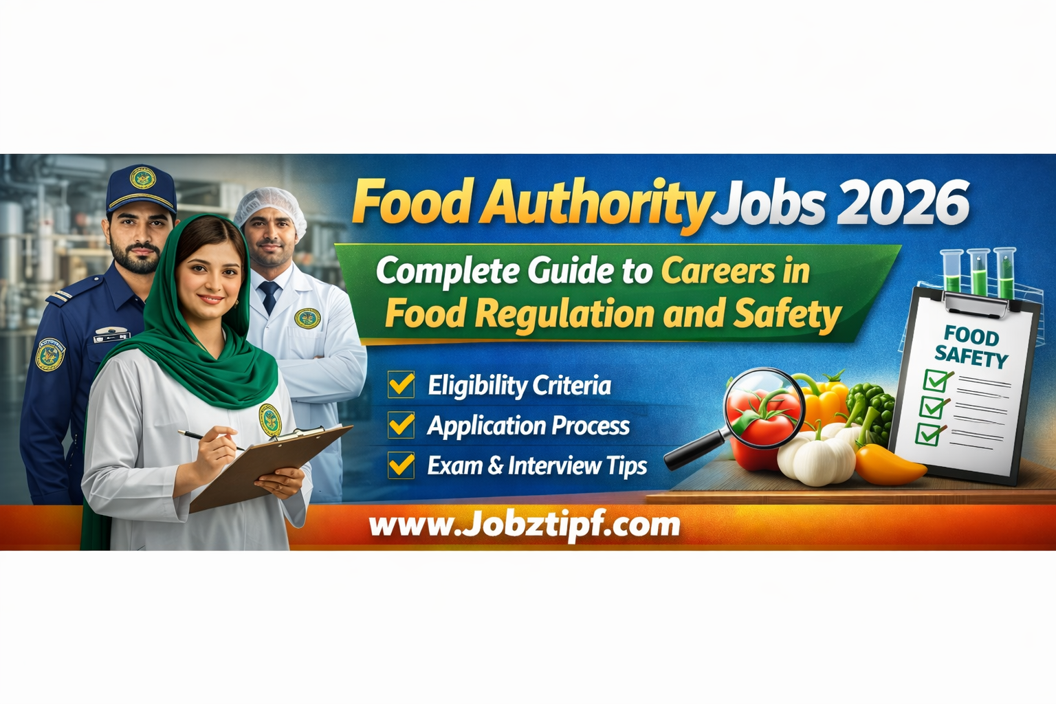 Food Authority Jobs 2026: Complete Guide to Careers in Food Regulation and Safety