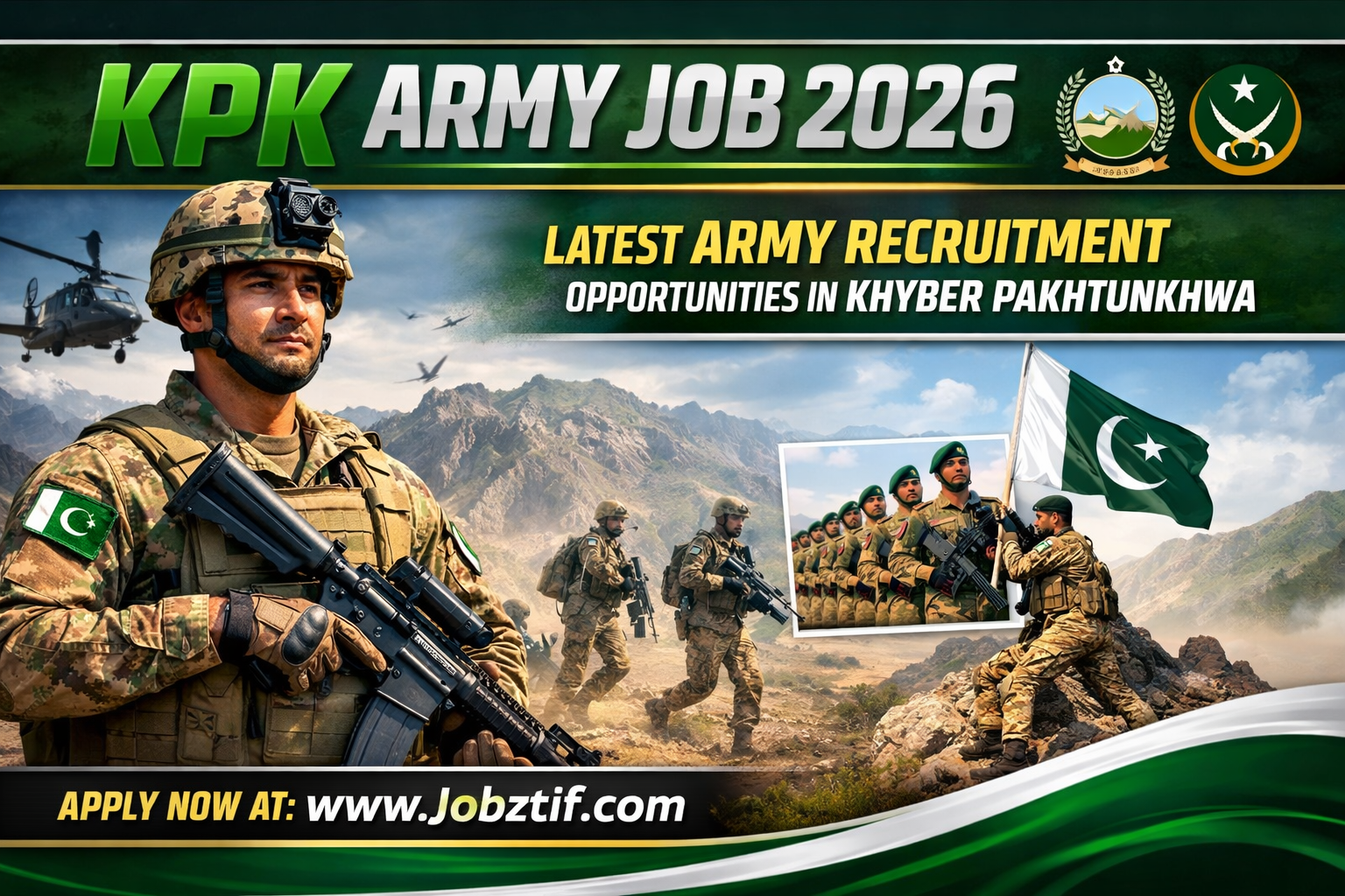 KPK Army Job 2026 – Latest Army Recruitment Opportunities in Khyber Pakhtunkhwa